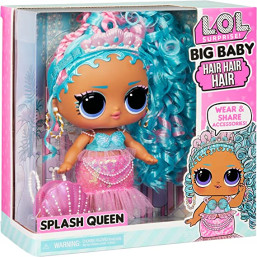 L.O.L. Surprise Big Baby Hair Hair Hair Doll - Splash Queen